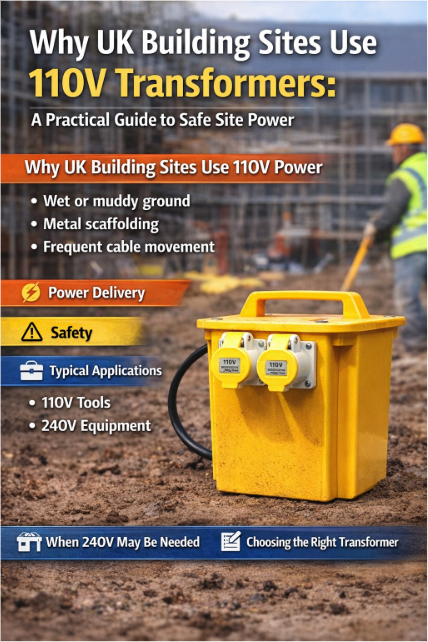 Why UK Building Sites Use 110V Transformers: A Practical Guide to Safe Site Power