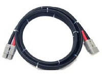 Black Anderson Lead featuring coiled black welding cable with two grey connectors.