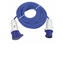 Electro-wind E432230 230V 32A 14m extension lead with plug and socket, on white background.