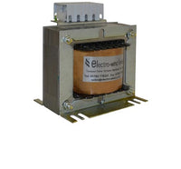 EB100 100VA metal transformer, 400V/110V 1ph, 50/60Hz, varnished coils.
