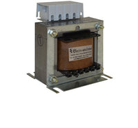 Electro-wind EE50 50VA transformer, 400V input, 24V output, 50/60Hz, continuous duty.