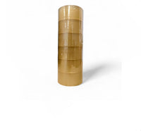 Pack of 6 Electro-wind PKBT/G Clear Packing Tape Rolls, 48mm x 66m x 0.055mm, on white background.