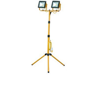 Electro-wind TRID20LED 110V twin 20W LED folding tripod work light with power cord.