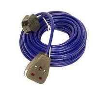 Electro-wind E113240 230V 14m 1.55mm cable extension lead, 13A UK plug & coupler.