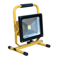 Electro-wind HLIGHT20LED 110V 20W LED hand light with handle and adjustable stand for work.