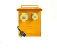 Electro-wind M30TCV32/16 3kVA 230V-110V transformer box with 32A/16A 110V sockets, 13A plug.
