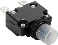 Electro-wind 12AORTS—12A overload trip switch with reset and clear protective cap.